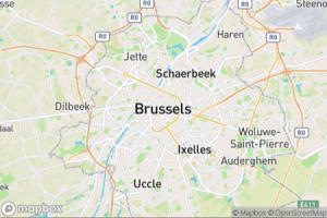 Map showing location of “Belgian Pride” in Brussels, Belgium
