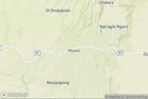 Map showing location of “Blue Hotel” in Narok, Kenya