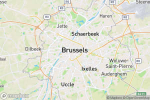 Map showing location of “Brussels” in Brussels, Belgium