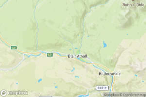 Map showing location of “Did I go over the top?” in Blair Castle, Scotland