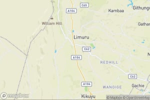 Map showing location of “Drinking water does not reach the tap” in Kiambu, Kenya