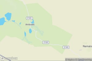 Map showing location of “Empty” in Amboseli National Park, Kenya