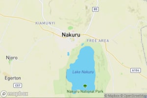 Map showing location of “Flooded gate at Lake Nakuru” in Lake Nakuru National Park, Kenya