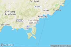 Map showing location of “Follow the rythm” in Ibiza, Spain