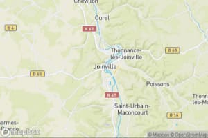 Map showing location of “Joinville” in Joinville, France