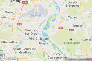 Map showing location of “Julie” in Draveil, France