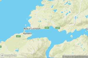 Map showing location of “Loch Alsh” in Kyle of Lochalsh, Scotland