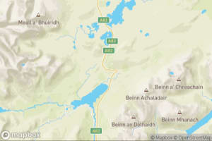 Map showing location of “Loch Tulla Viewpoint” in Bridge of Orchy, Royaume-Uni