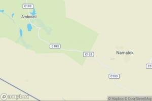 Map showing location of “Morning stroll” in Amboseli National Park, Kenya