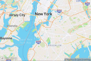 Map showing location of “Muscles” in New York City, United States of America