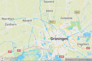Map showing location of “Not so colourful Netherlands” in Groningen, The Netherlands