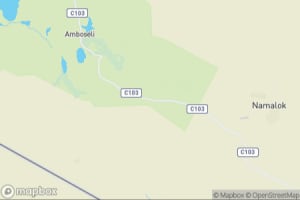 Map showing location of “On the move…” in Amboseli National Park, Kenya