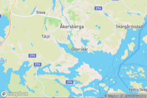 Map showing location of “Panorama over Trälhavet” in Åkersberga, Sweden