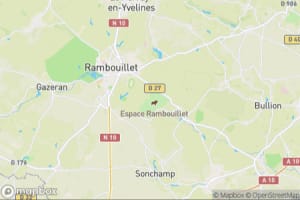 Map showing location of “Red deer in Espace Rambouillet” in Rambouillet, France
