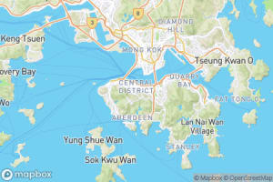 Map showing location of “The Way of Zen” in Central, Hong Kong