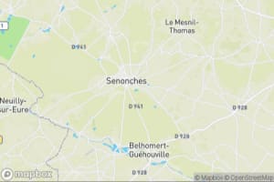 Map showing location of “Wet bee after the rain” in Senonches, France
