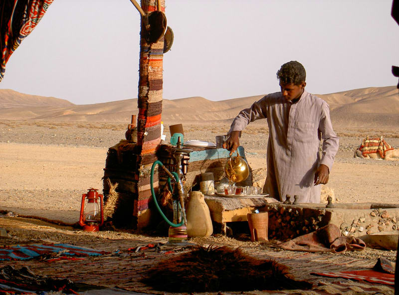 Would you like some bedouin tea?