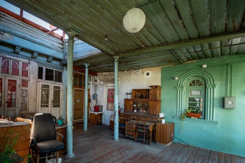 Old wooden house atmosphere