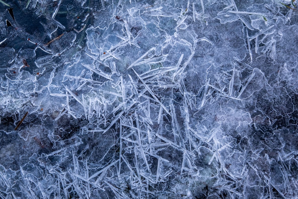 Photo of ice crystals