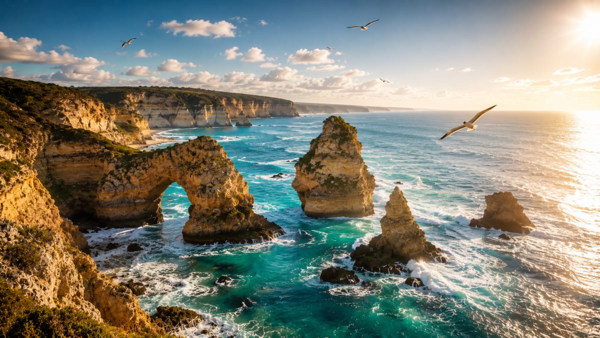 Sea Arches on Turquoise Coast