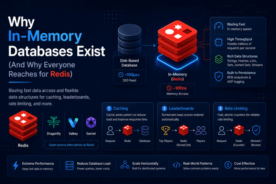 Why In-Memory Databases Exist (And Why Everyone Reaches for Redis)