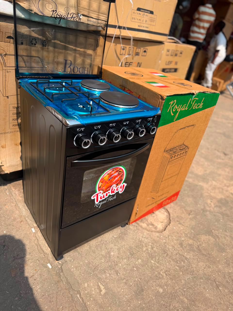Royal Tech 50x50 Freestanding Gas Cooker and Oven