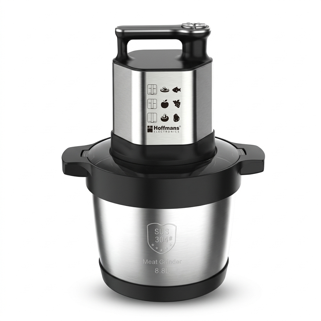Hoffmans 8.8L Multi-Function Food Chopper & Meat Grinder (Model: HM-8879)