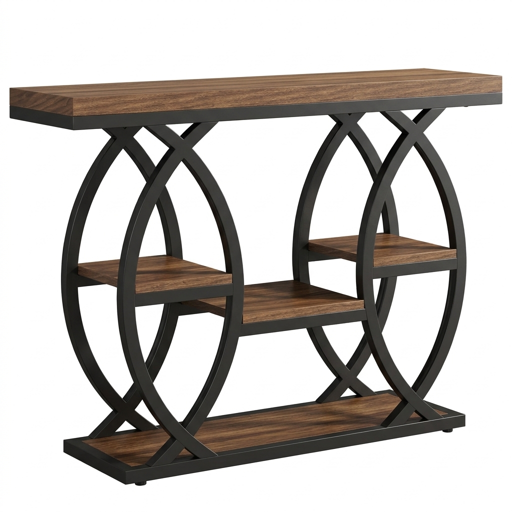 Tribesigns Geometric Console Table