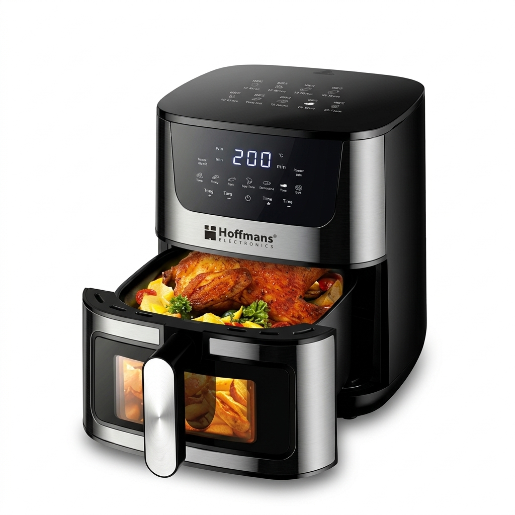 Hoffmans 8L Digital Air Fryer 2400W (Model: HM-780A) – Black