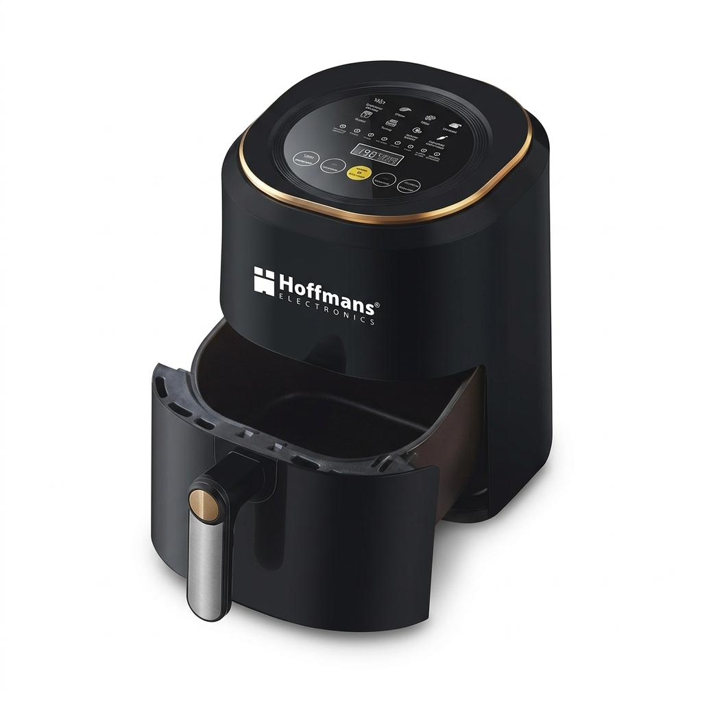 Hoffmans Electronics 7.5L Digital Air Fryer (HM-775, 2400W) - Black