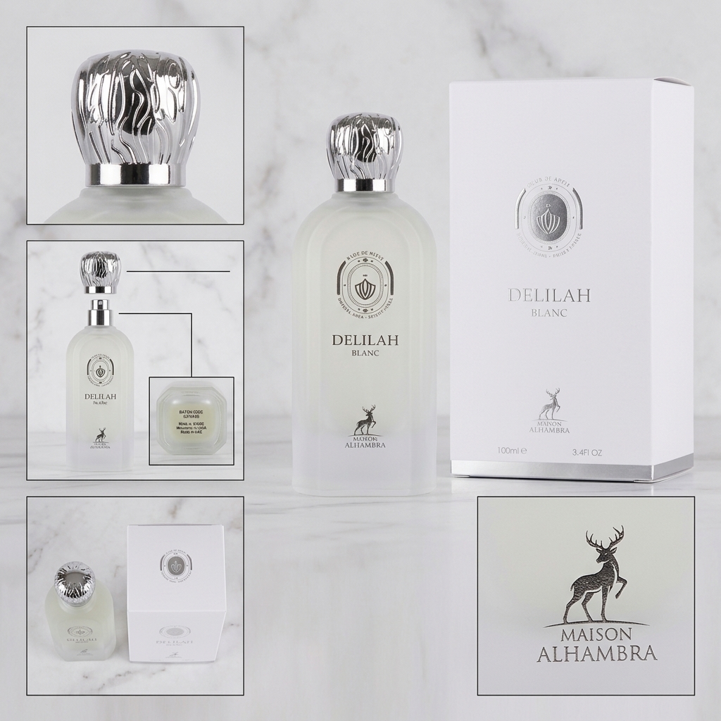 Maison Alhambra Delilah Blanc Eau de Parfum (EDP) – 100ml / 3.4 Fl. Oz.