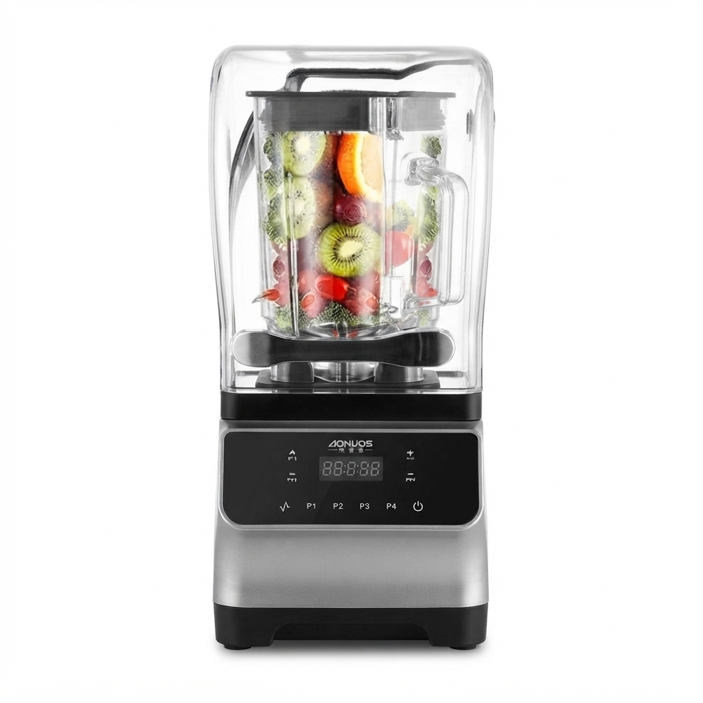 Aonuosi 1.8L Heavy-Duty Digital Commercial Soundproof Blender (2000W)
