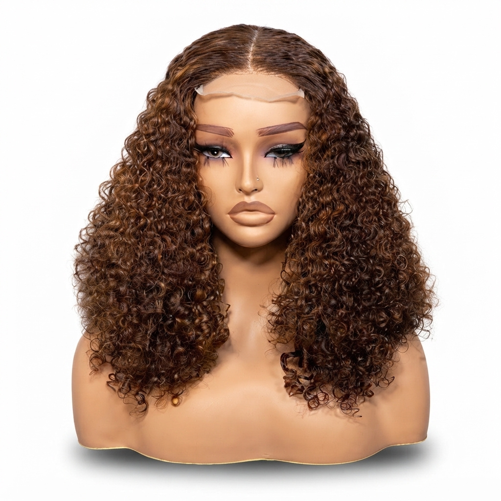 Luxury Pixie 5x5 HD Lace Closure Deep Curly Hair Wig