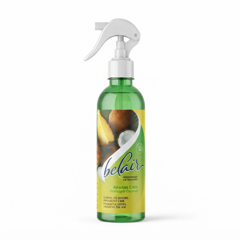 Belair Air Freshener Spray - Ananas Coco (Pineapple Coconut), 400ml