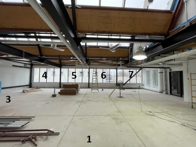 Plan of studios currently under construction