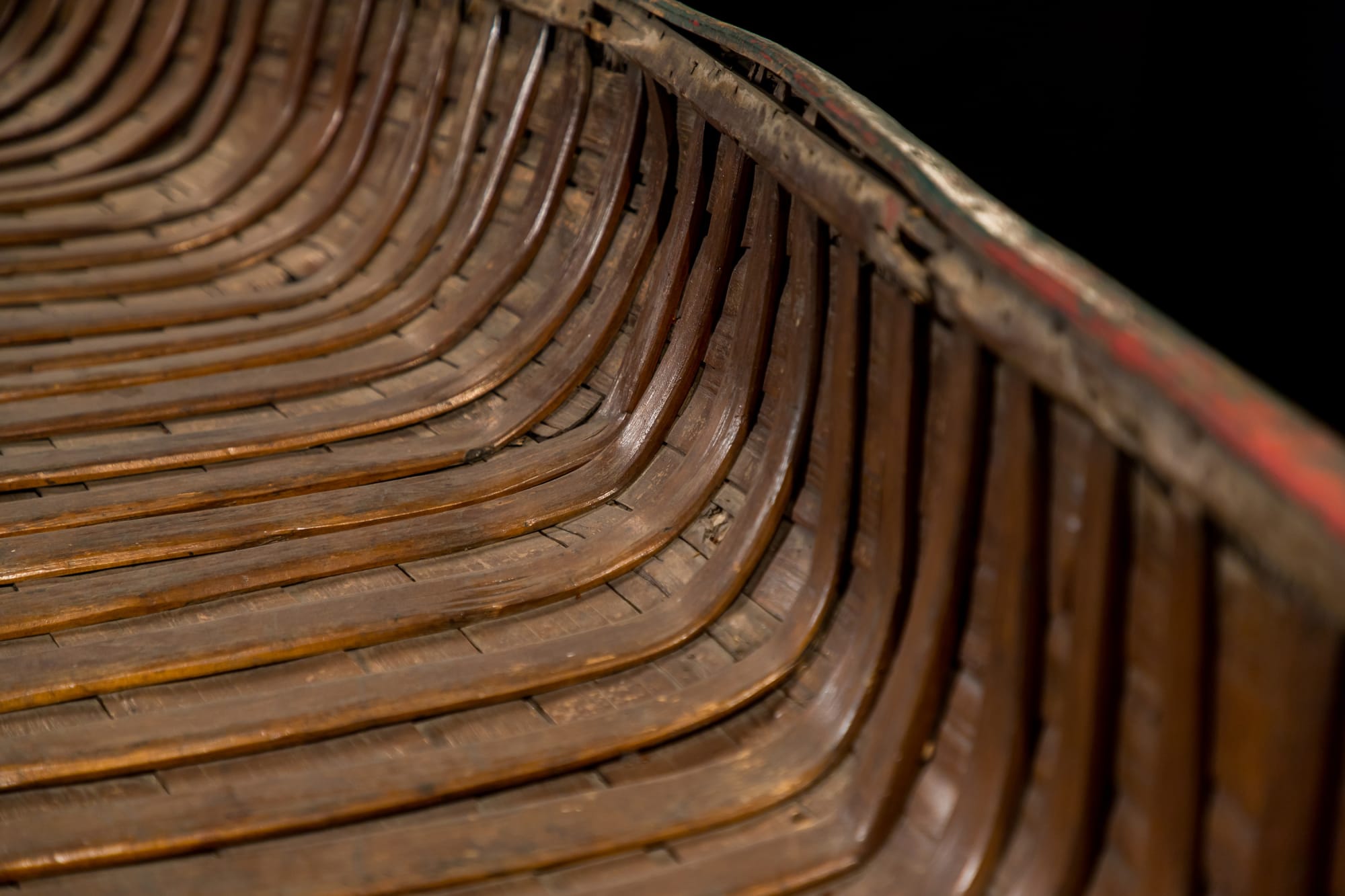 Birchbark Canoe inside