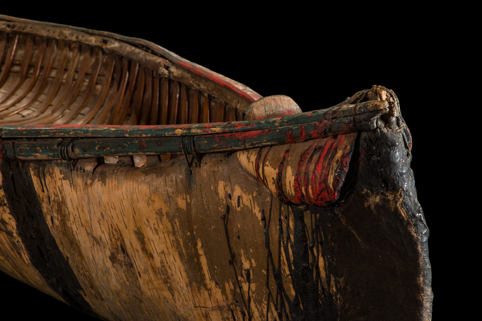 Birchbark Canoe front nose