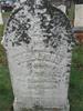 Cemetery monument or marker