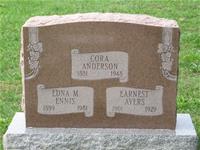 Cemetery monument or marker