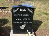 Cemetery monument or marker