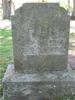 Cemetery monument or marker
