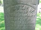Cemetery monument or marker
