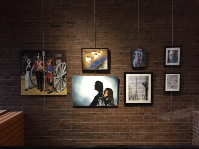 Art Competition Installation at City Hall