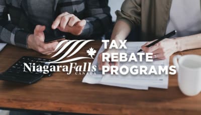 City of Niagara Falls Tax Rebates Program graphic