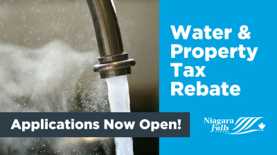 Applications Now Open - Water and Property Tax Rebate
