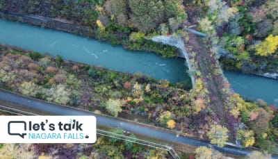 "Let's Talk" Photo of NS&T Rail trail area