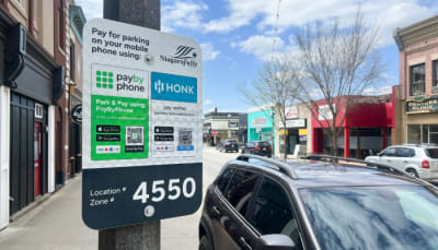 Photo of PayByPhone Parking sign