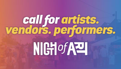 Night of Art Artist Call graphic