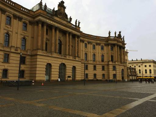 Humboldt University Library where book burnings took place.