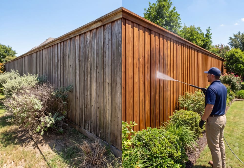 Fence Cleaning — DFW Washing Pros